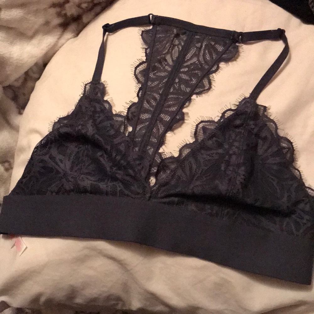 NWOT cute cool gray bralette